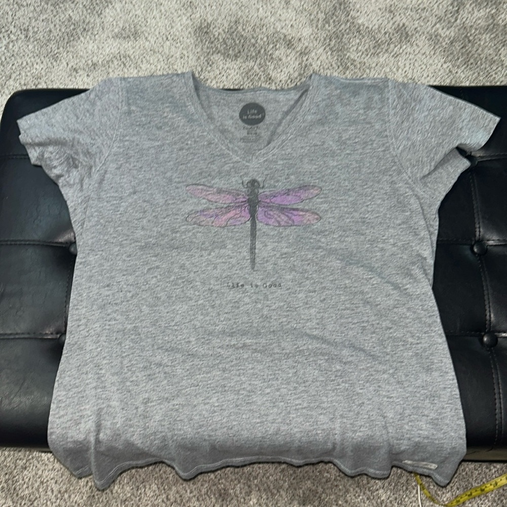 Life is Good with dragonfly T-shirt